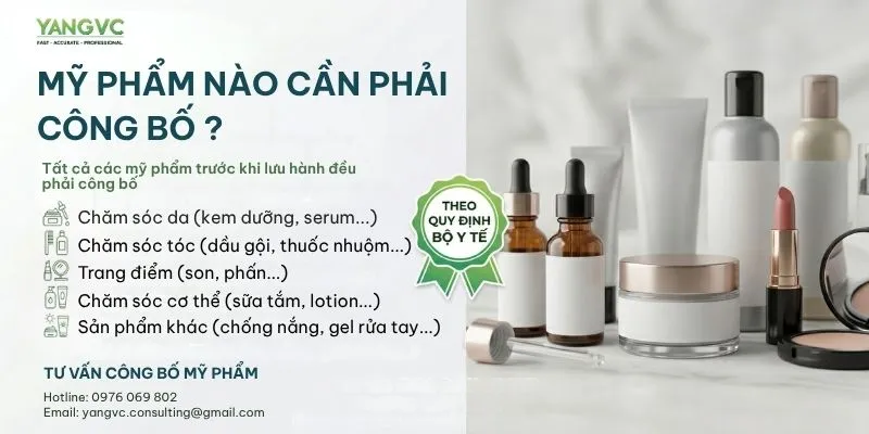 công bố sản phẩm mỹ phẩm nhập khẩu
