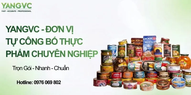 dịch vụ tự công bố thực phẩm trọn gói