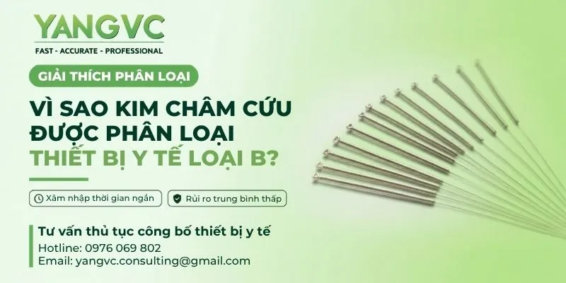 Giải thích phân loại kim châm cứu