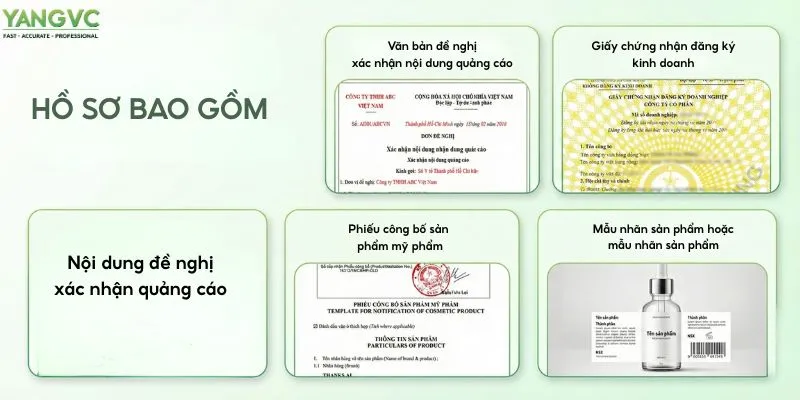 giấy tờ cần chuẩn bị khi làm hồ sơ xin giấy phép quảng cáo mỹ phẩm