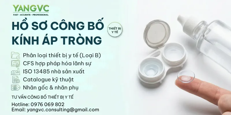 Hồ sơ công bố kính áp tròng