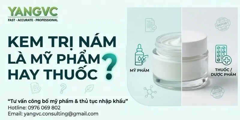 Kem trị nám là mỹ phẩm hay thuốc?