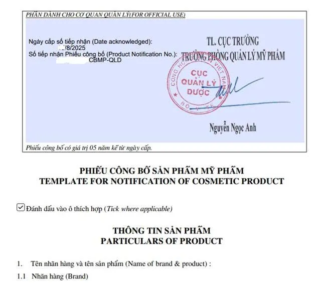Nhập khẩu mỹ phẩm