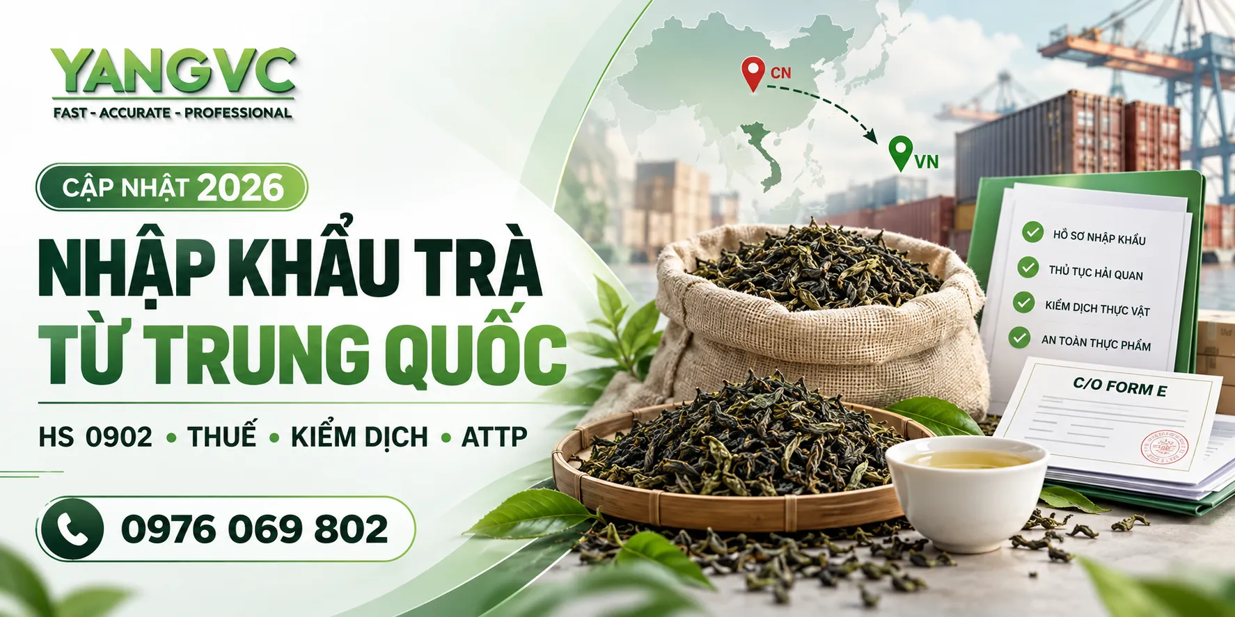 Nhập khẩu trà từ Trung Quốc