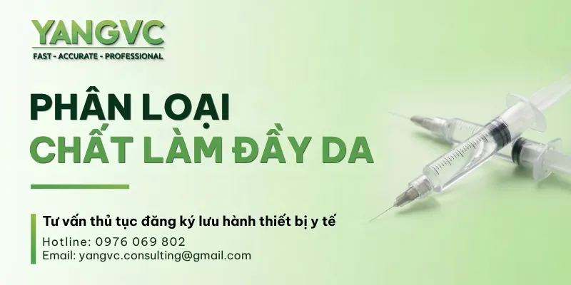 Phân loại chất làm đầy da