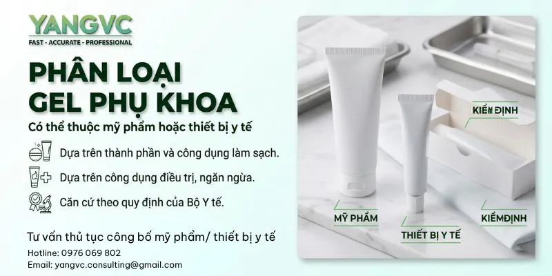 Phân loại gel phụ khoa