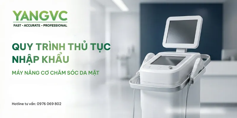 Quy trình thủ tục nhập khẩu máy nâng cơ