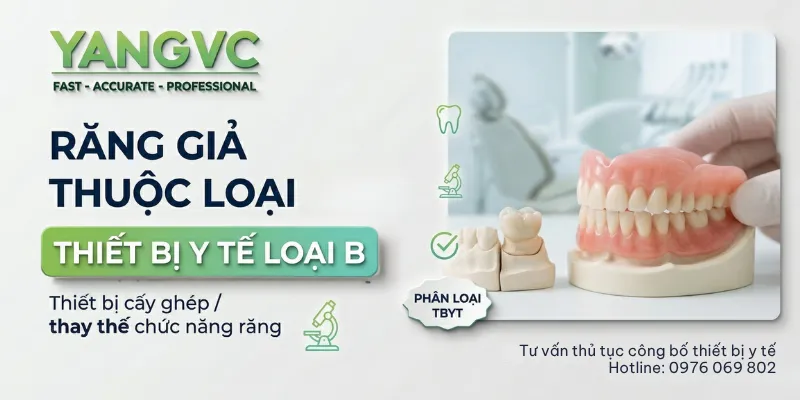 Răng giả thuộc thiết bị y tế loại gì ?