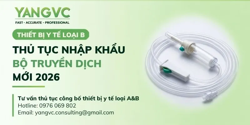 Thủ tục nhập khẩu bộ truyền dịch