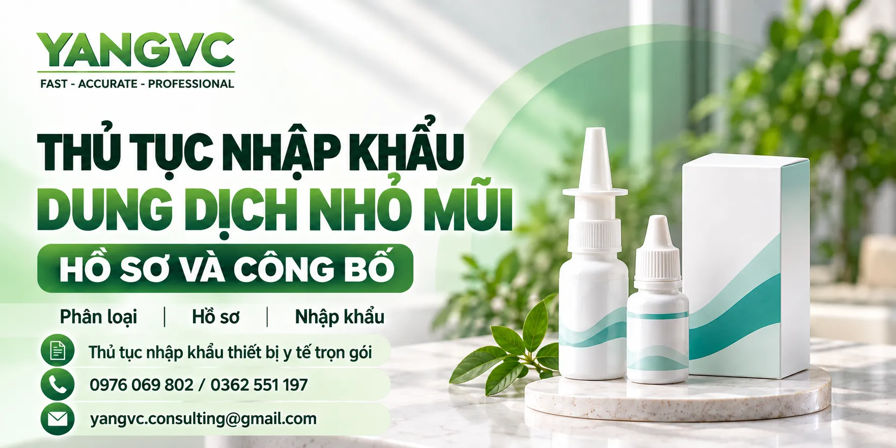 Thủ Tục Nhập Khẩu Dung Dịch Nhỏ Mũi Chi Tiết Từ A – Z