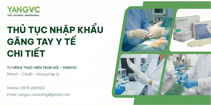 Thủ tục nhập khẩu găng tay y tế chi tiết