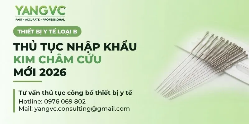 thủ tục nhập khẩu kim châm cứu