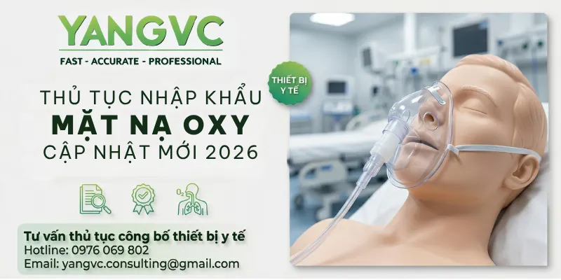 Thủ tục nhập khẩu mặt nạ oxy