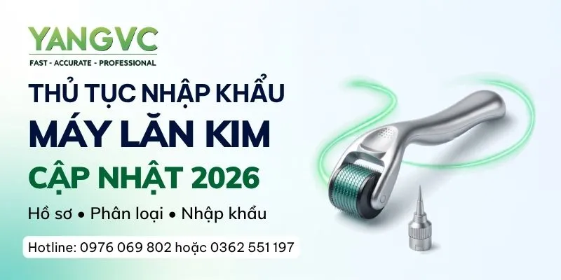 Thủ tục nhập khẩu máy lăn kim chi tiết từ A – Z