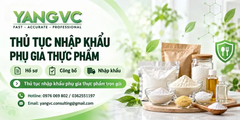 Thủ Tục Nhập Khẩu Phụ Gia Thực Phẩm: Hồ Sơ Và Quy Trình Mới