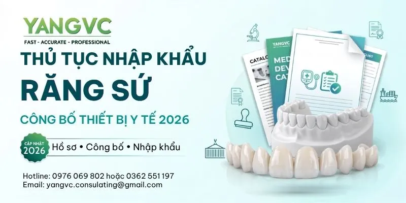 Thủ tục nhập khẩu răng sứ