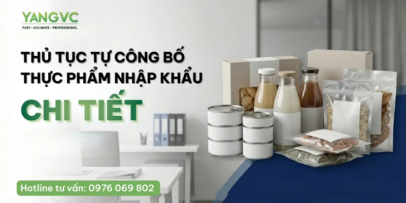 thủ tục tự công bố thực phẩm nhập khẩu