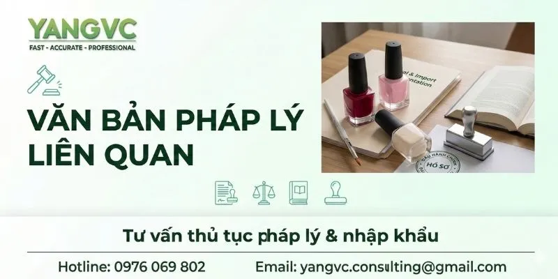 Văn bản pháp lý liên quan.